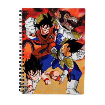 Dragon Ball Notebook with 3D - Effect Goku vs Vegeta