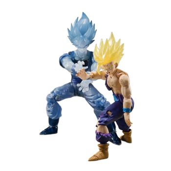 Super Saiyan Son Goku & Super Saiyan Son Gohan Figure – 14 cm & 12 cm – Dragon Ball Z S.H. Figuarts - Exclusive 2023