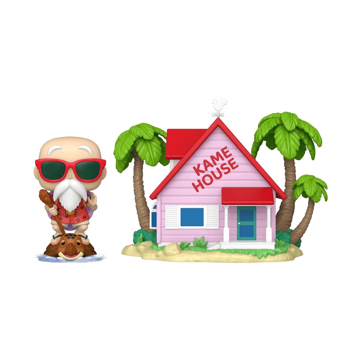 A Slice of Paradise: Reviewing the Dragon Ball POP! Town Kame House w/Master Roshi